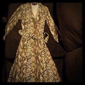 Dana Buchman Snakeskin Pattern dress